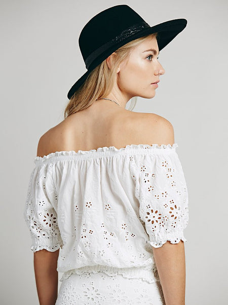 Spell Eyelet Crop